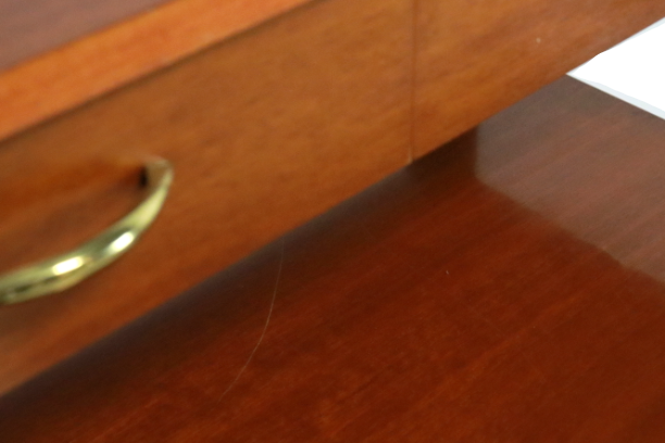 Vintage high sideboard two piece cabinet 'Korpela'