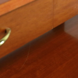 Vintage high sideboard two piece cabinet 'Korpela'