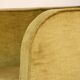 Pair of vintage velvet armchairs with footrest - 1950s