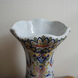 vase Desvres Fourmaintraux Courquin XIXe french earthenware vase