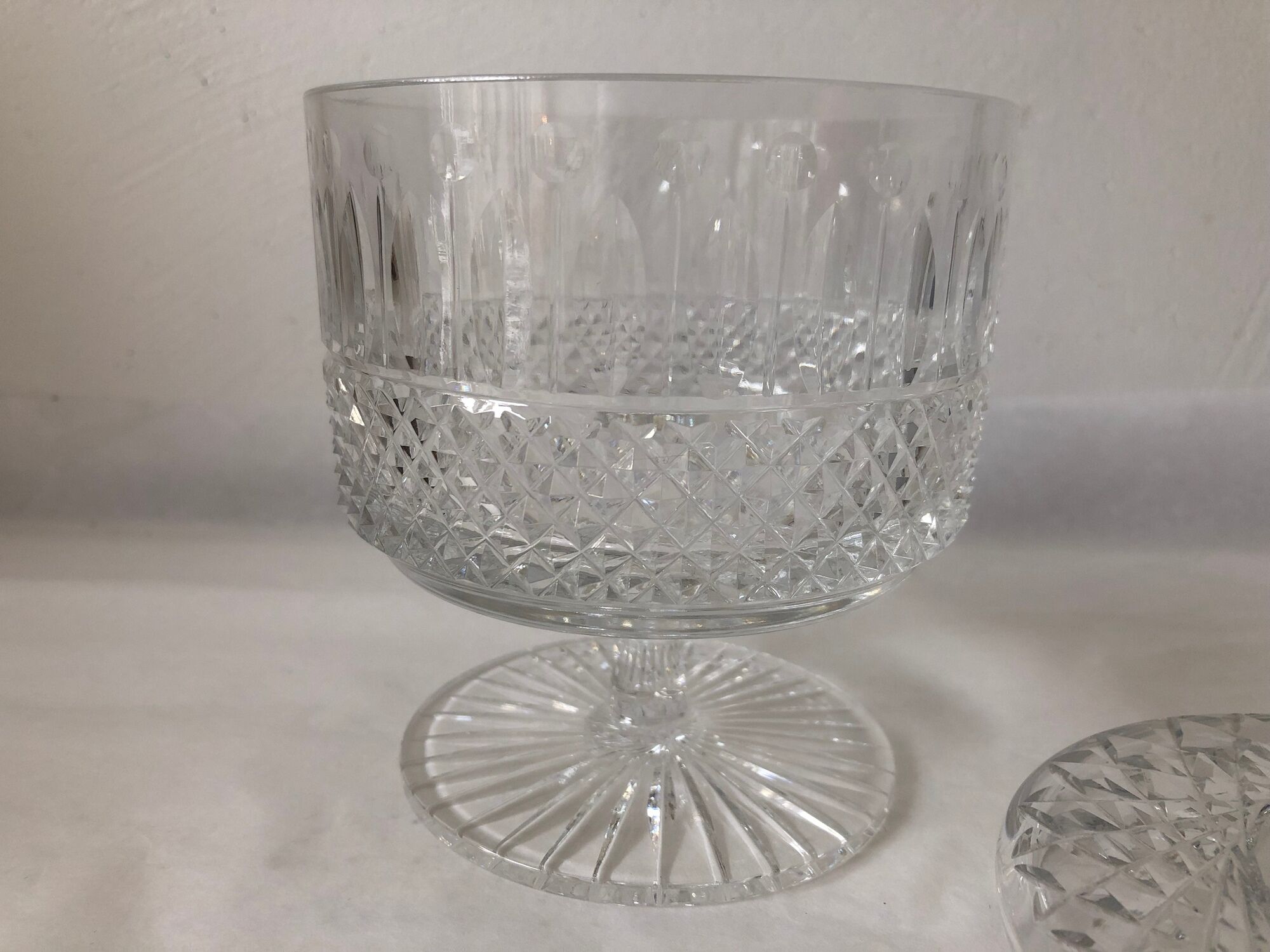 Early XXth Baccarat Crystal candy box