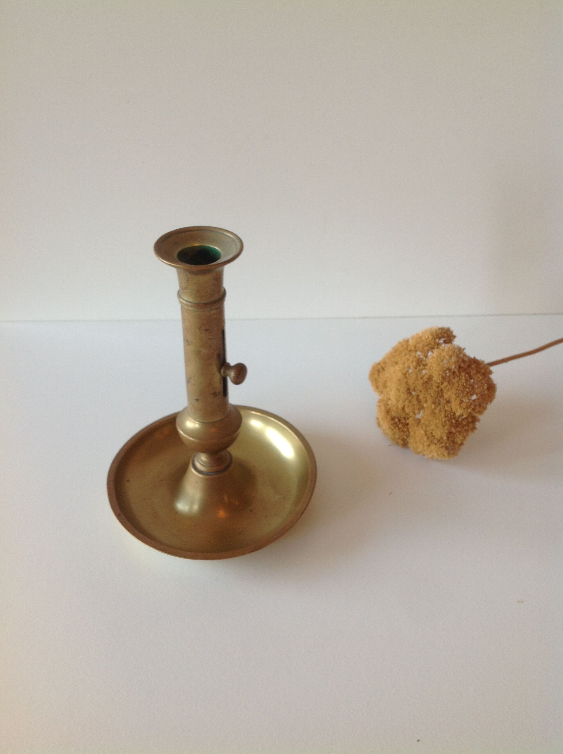 Brass candlestick