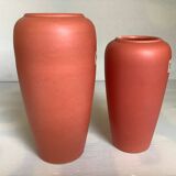 Pair of asymmetrical coral vases Bay Germany
