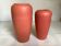 Pair of asymmetrical coral vases Bay Germany