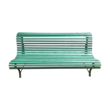 Banc de jardin pieds métal et lattes en pin