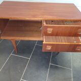 Scandinavian teak row from the 60s 100×62cms