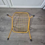 Vintage yellow metal children's chair