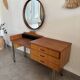 Coiffeuse scandinave vintage en teck, années 60