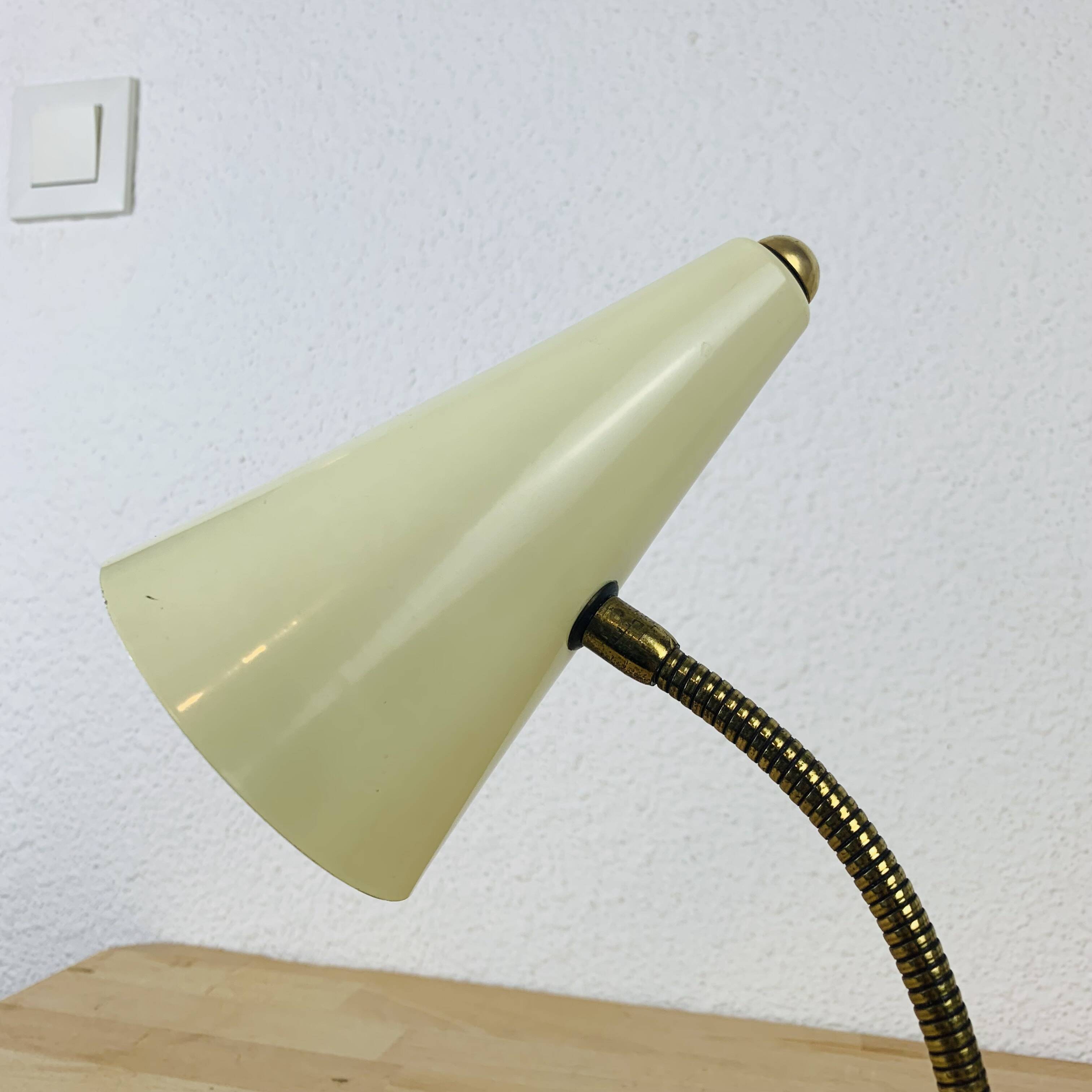 Lampe cocotte années 50 métal