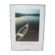 Landscape poster with canoe Habiat vintage Bill Binzen 50 x 70