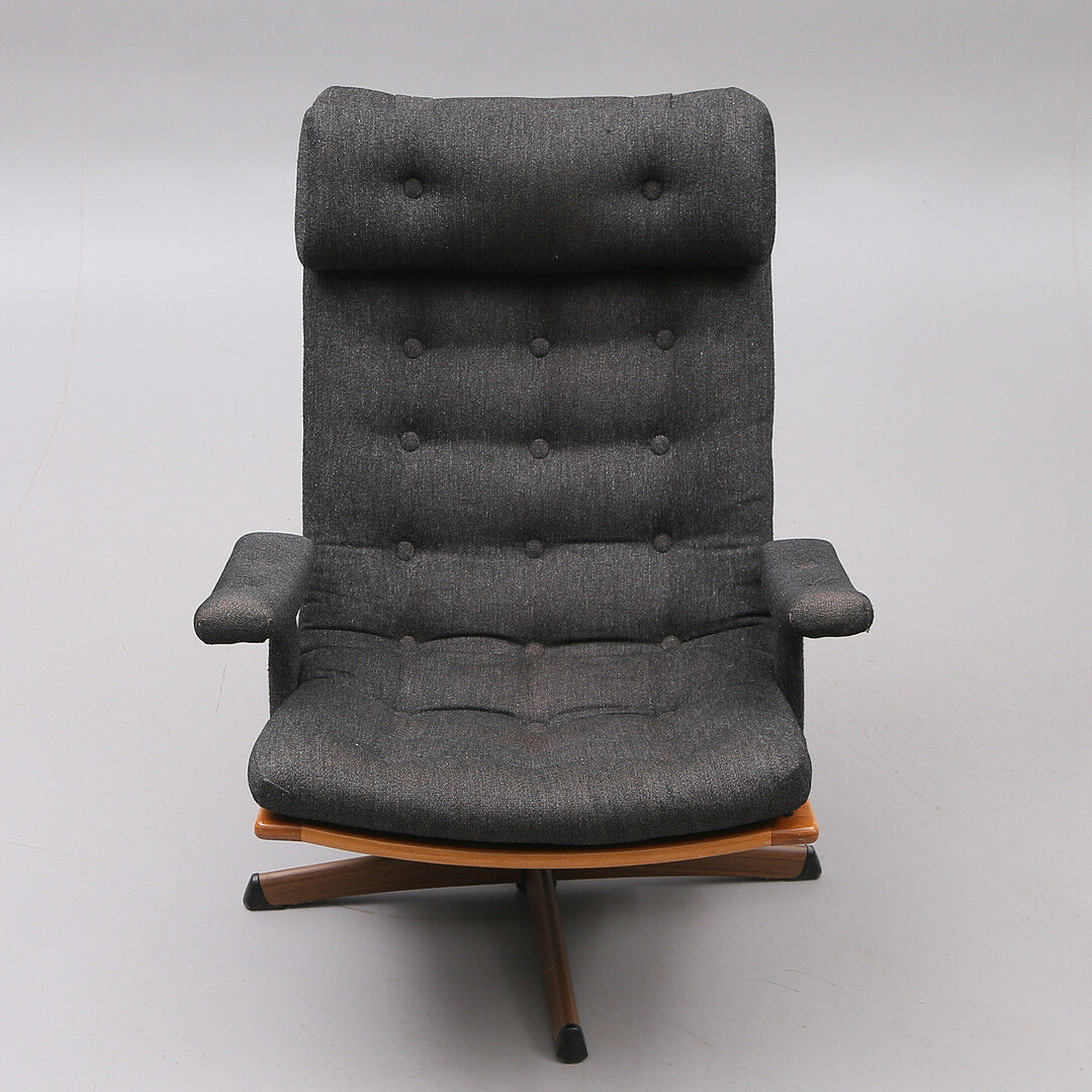 Mid-century swivel armchair by Gote Mobler, 1960s