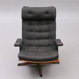 Mid-century swivel armchair by Gote Mobler, 1960s