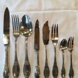 Cutlery housewife 12 people Boulenger Louis XVI