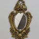 Miroir au putto style Louis XV Rocaille en bronze doré