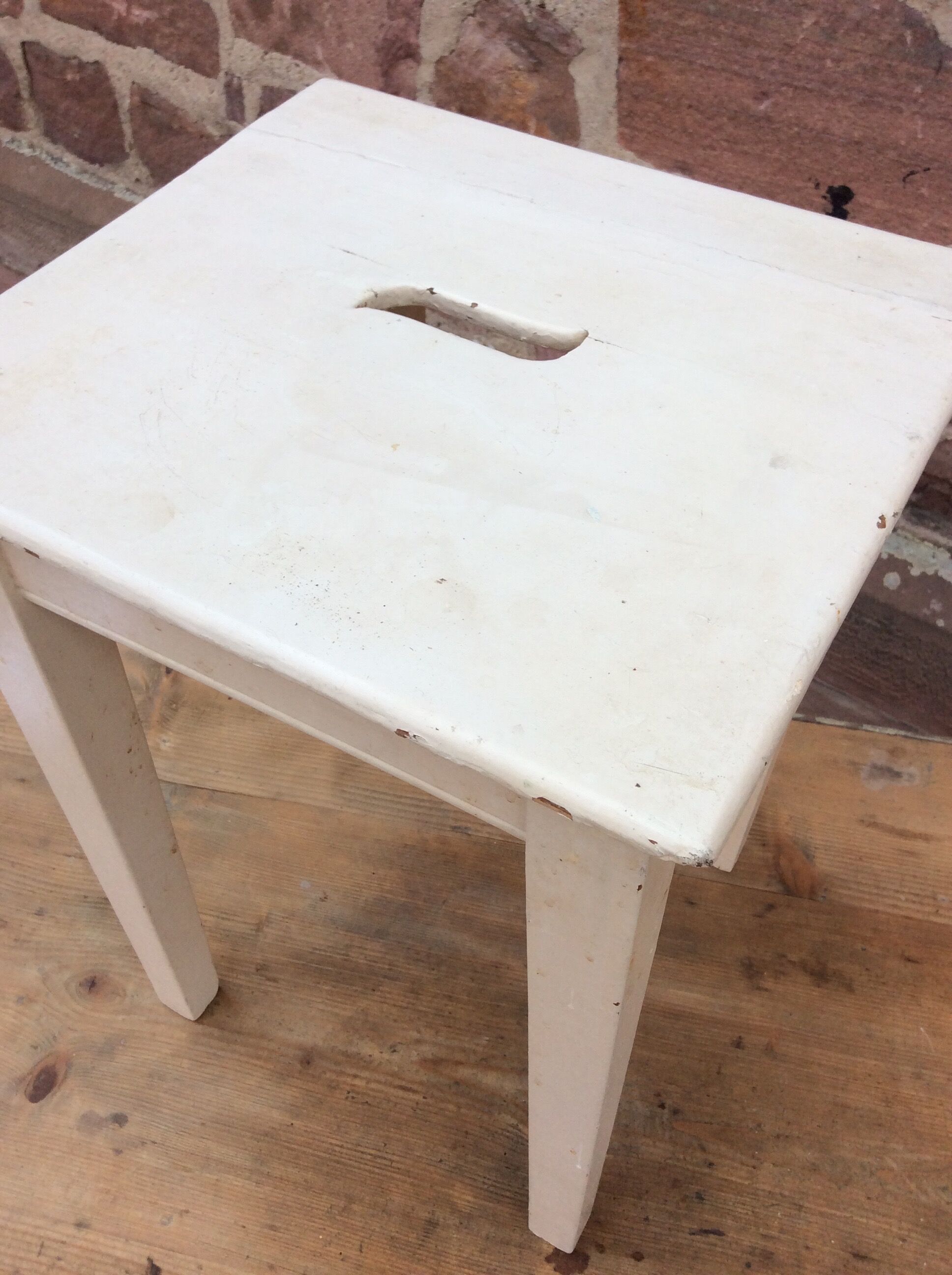 Rustic rustic shabby chic stool 1950