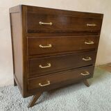 vintage dresser at 4. 1960s compass foot drawers