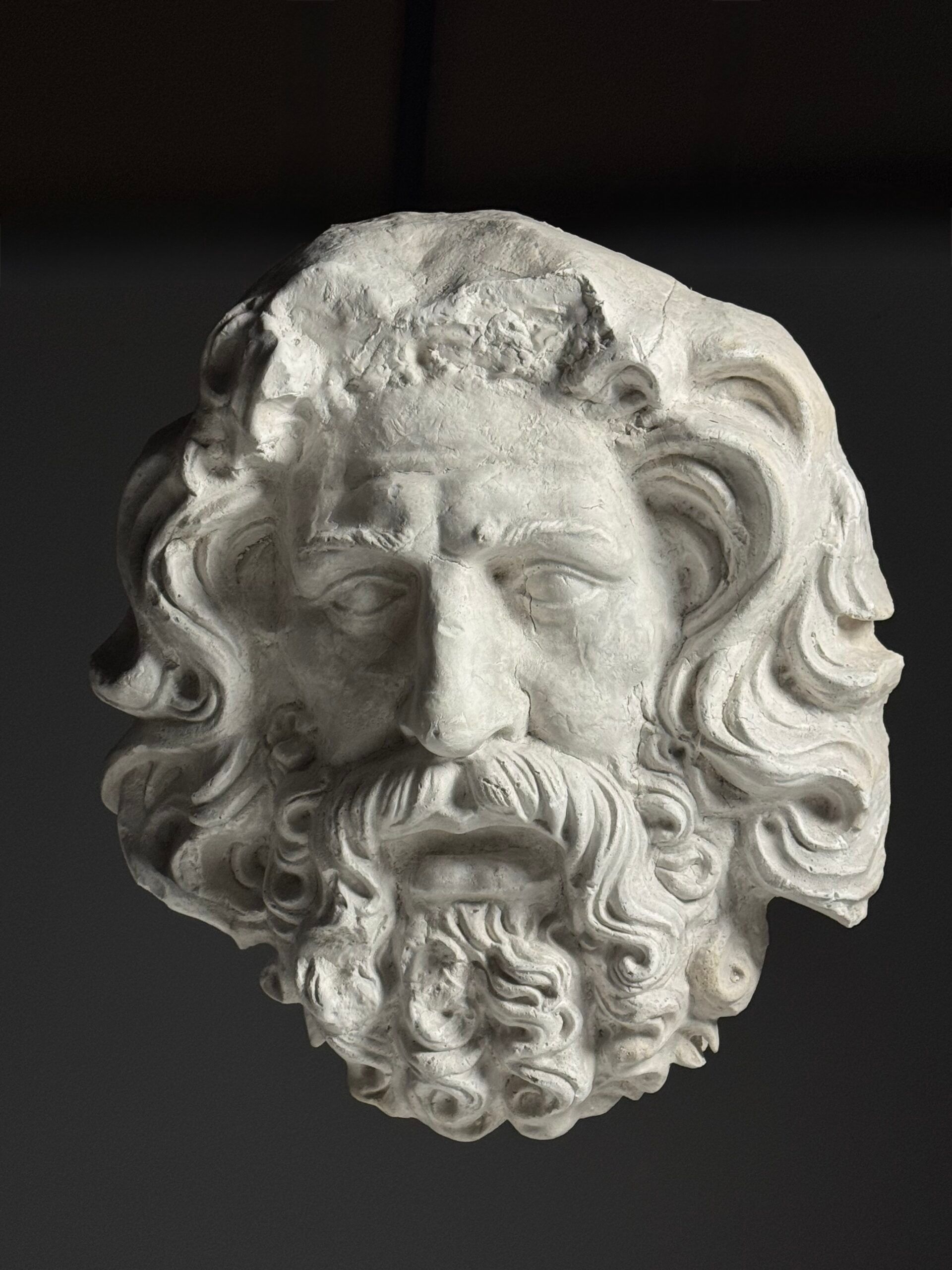 XL oversized head Zeus plaster