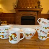 Mug cups and Arcopal bowl