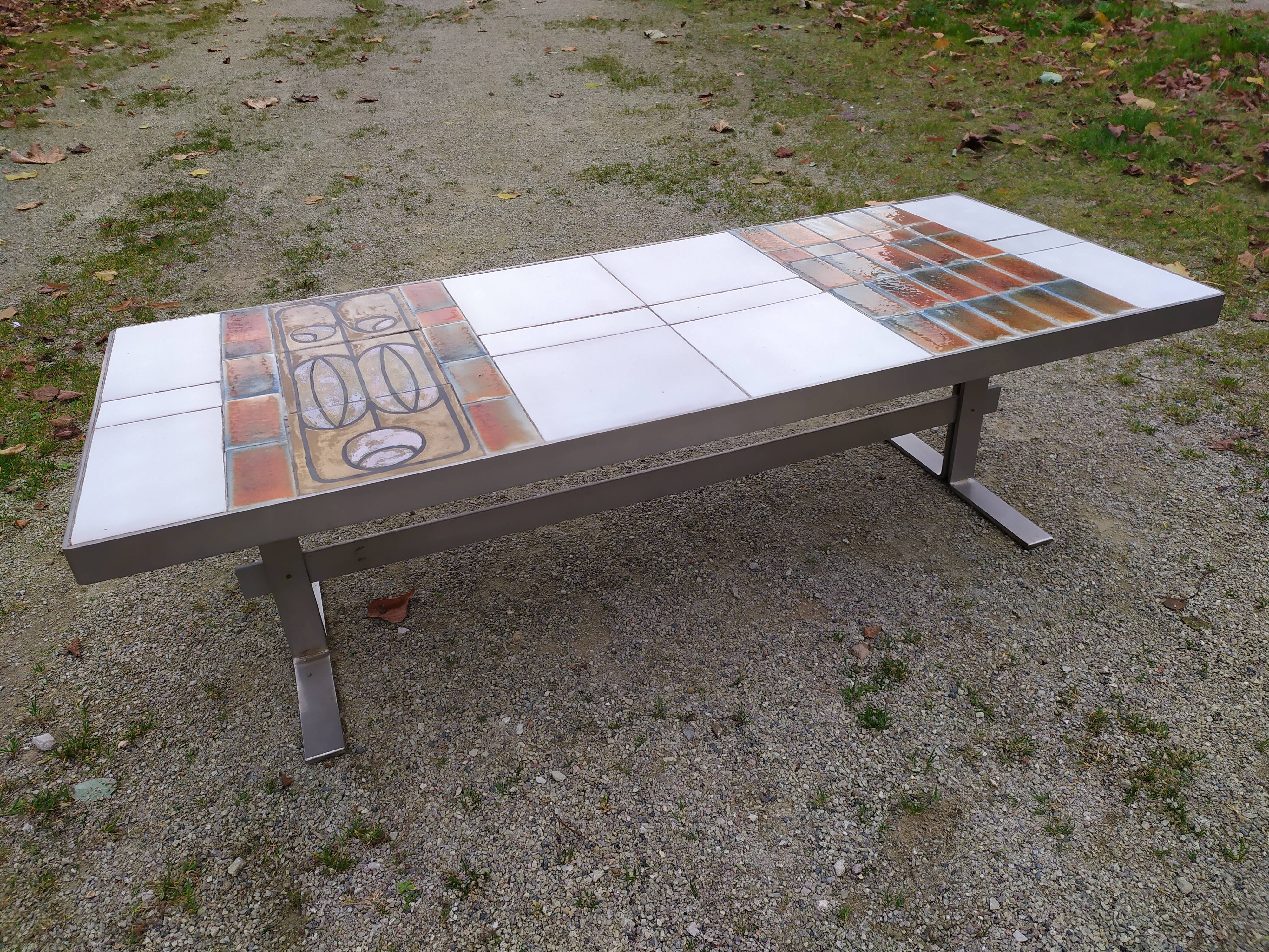 Ceramic coffee table, 60/70