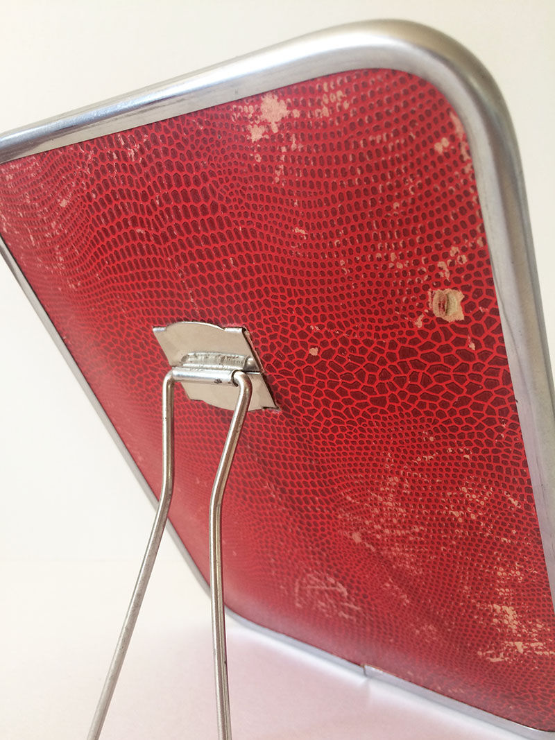 Old barber's mirror 15x20cm