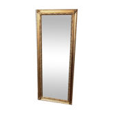 Wall mirror - large wooden frame - baroque - wood, golden