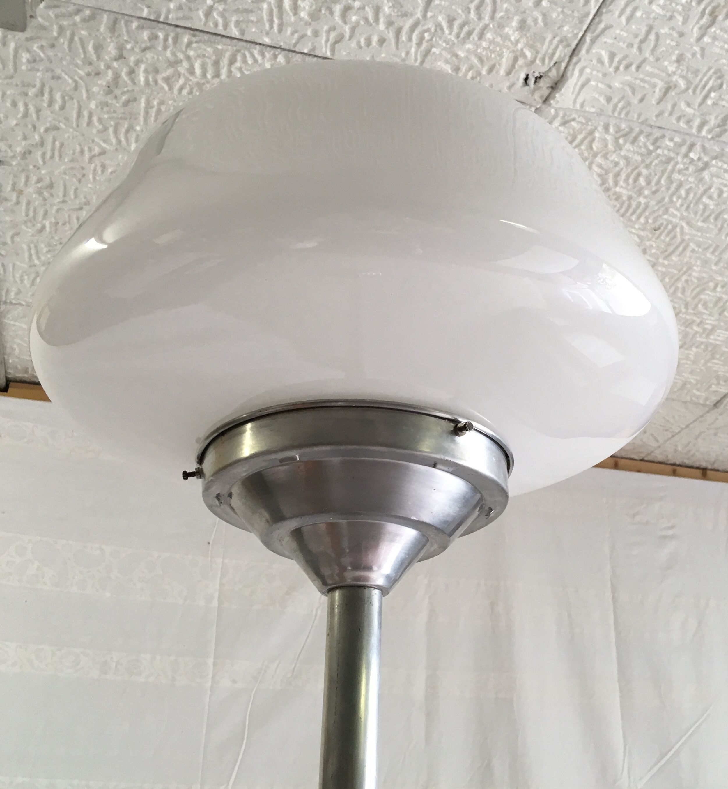 Floorlamp opaline, 50s