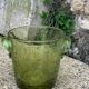 Blown glass ice bucket signed Biot Collector