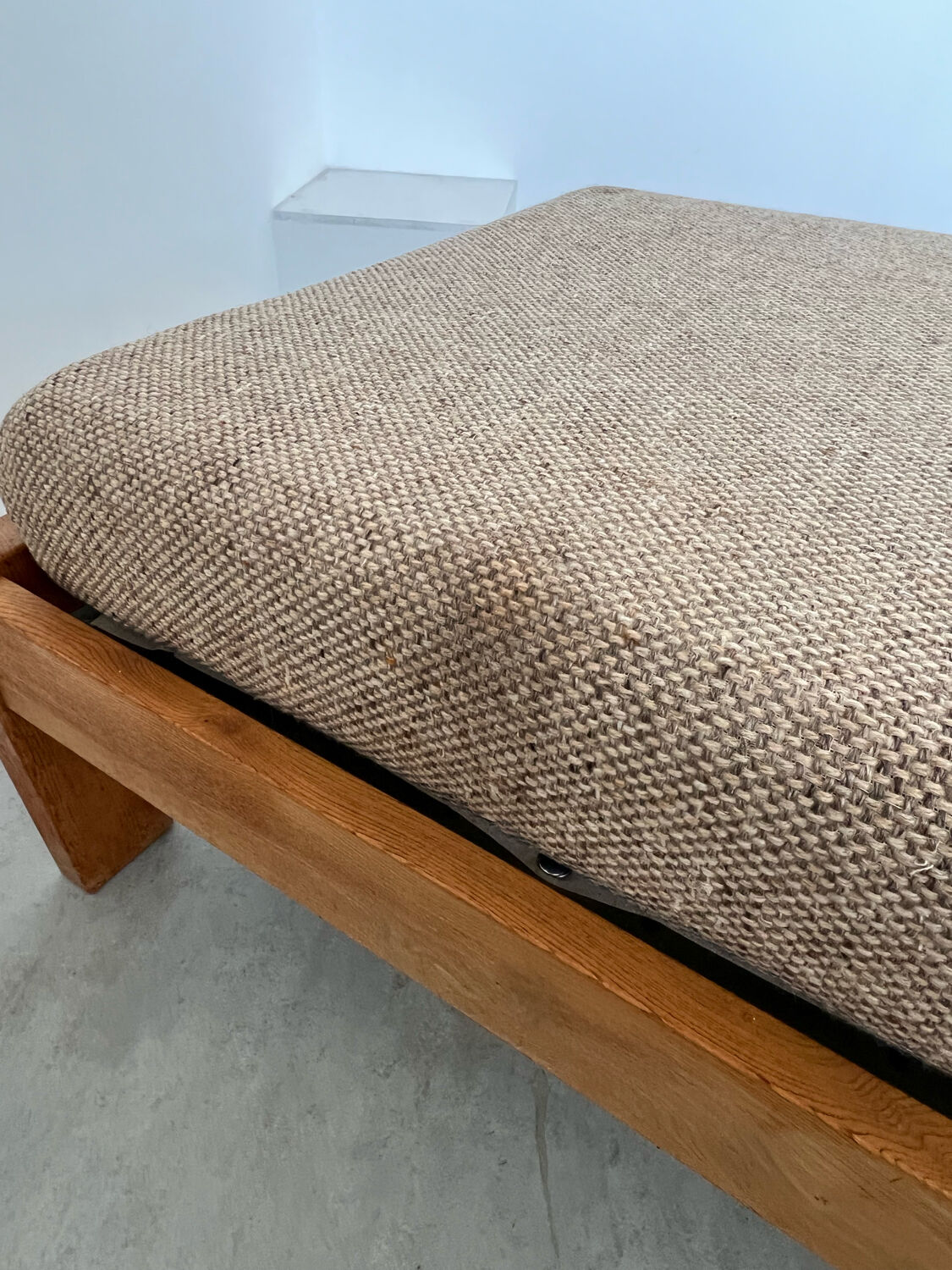 Wooden sofa design Regain France vintage 60s