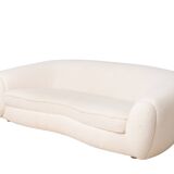 Handmade Mid Century Modern Curved Sofa