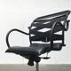 Vintage swivel armchair Canasta Italian by Heron Parigi for Heron Parigi Design