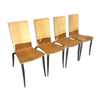 4 Tango chairs by designer Philippe Starck