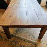 Solid oak coffee table
