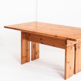 Dining table designed by Silvio Coppola for Fratelli Montina. Italy, 1970s