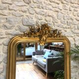 Louis-Philippe pediment mirror 150x82,5cm