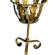 Wrought iron flower holder from the 50s