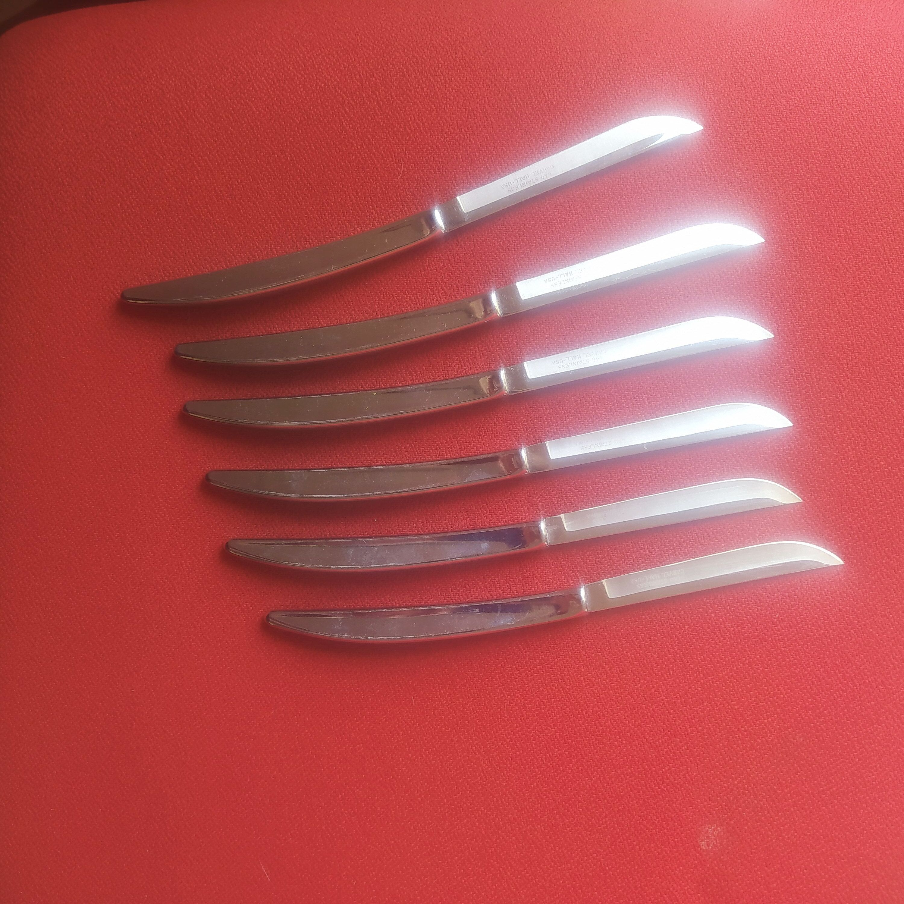 6 Carvel Hall steak knives