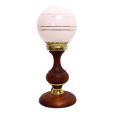Vintage teak table lamp