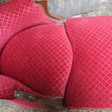 Armchair and footrest napoleon III