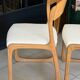 Ancienne paire de chaises Baumann traîneau vintage