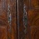 Classic Piedmontese walnut wardrobe from the early 18th century