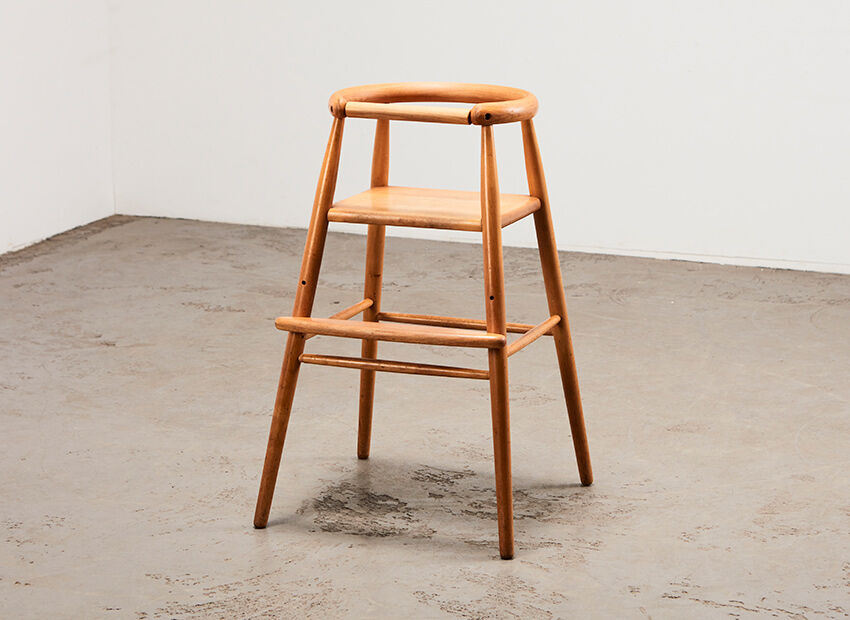 Chaise haute pour enfants de Nanna Ditzel pour Kold Savvaerk Danemark Années 1950