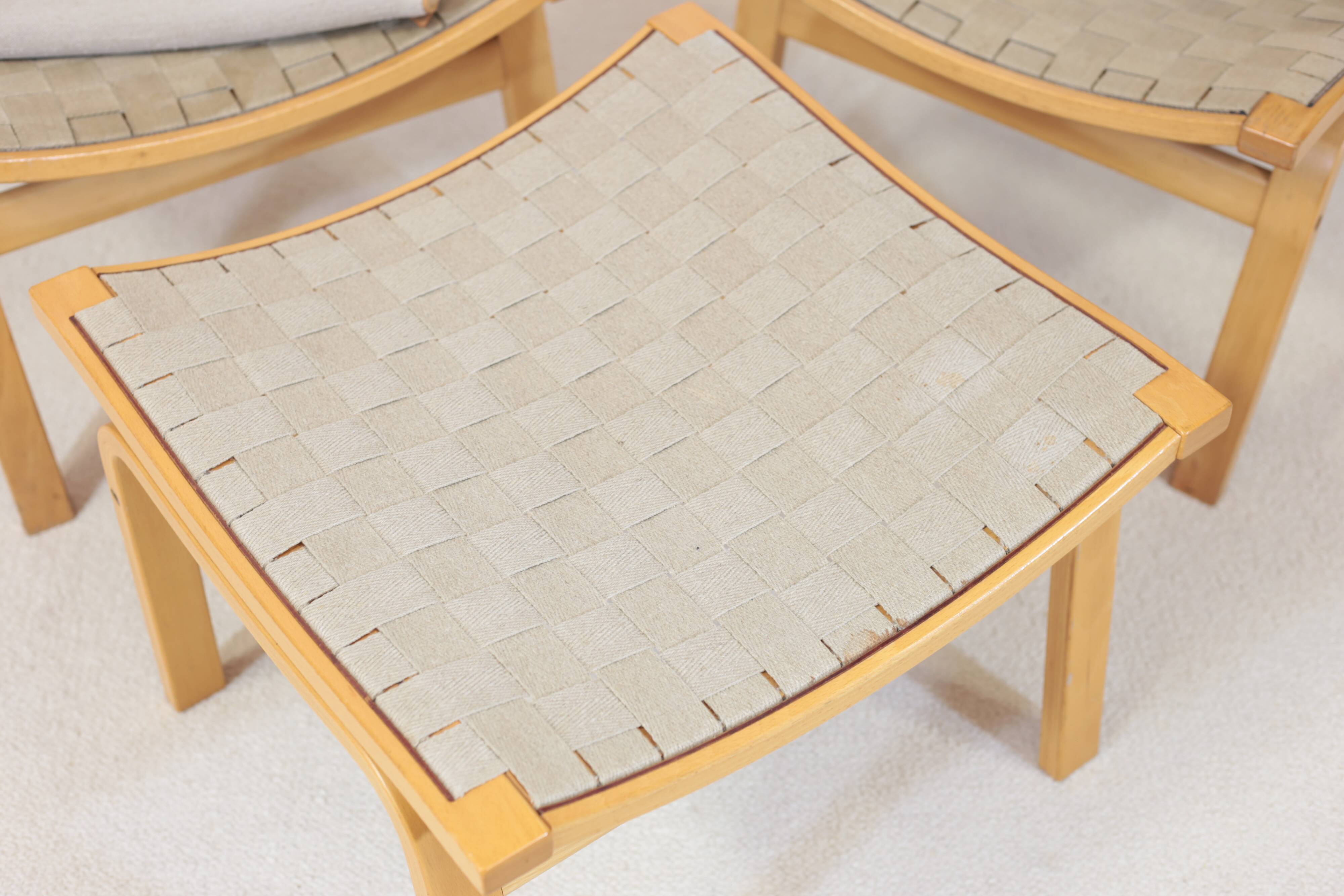 Finn Ostergaard armchairs and ottoman