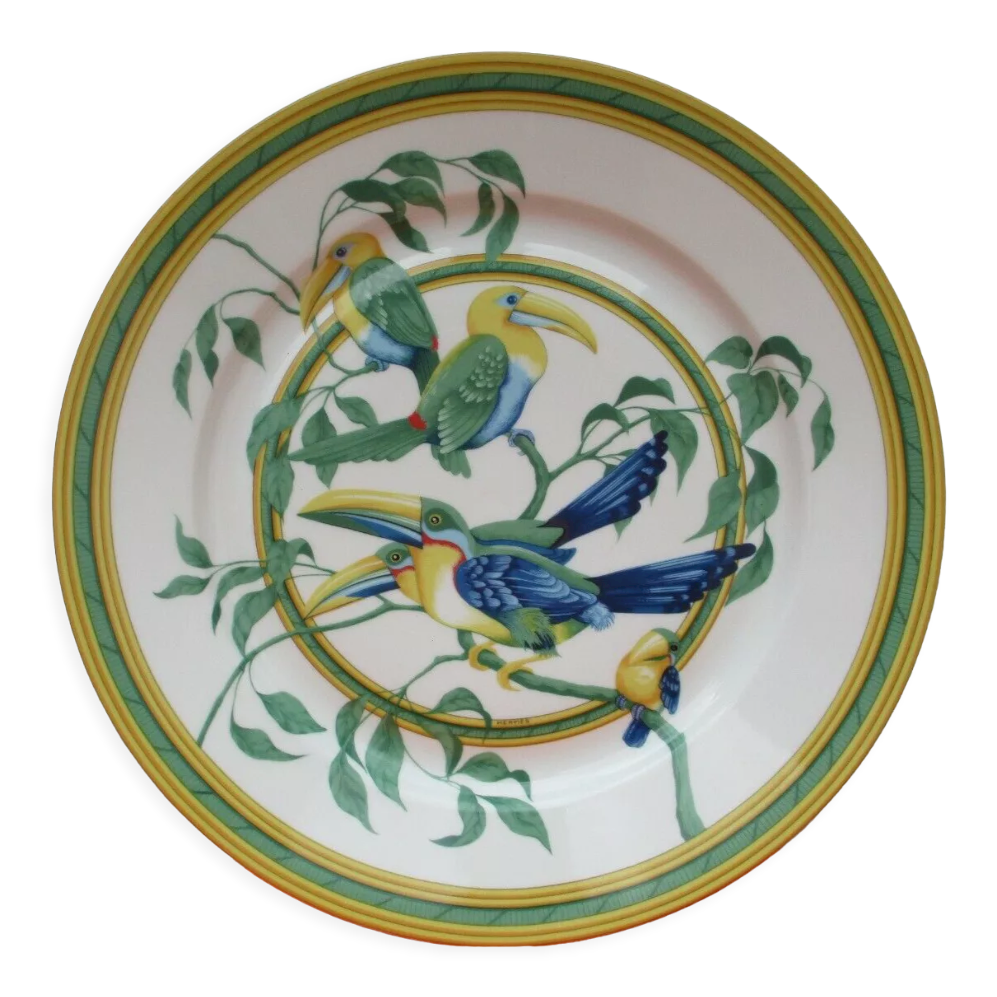 Porcelain plate Hermes
