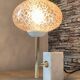 Pair of 1980s Italian style lamps in brass with marble base