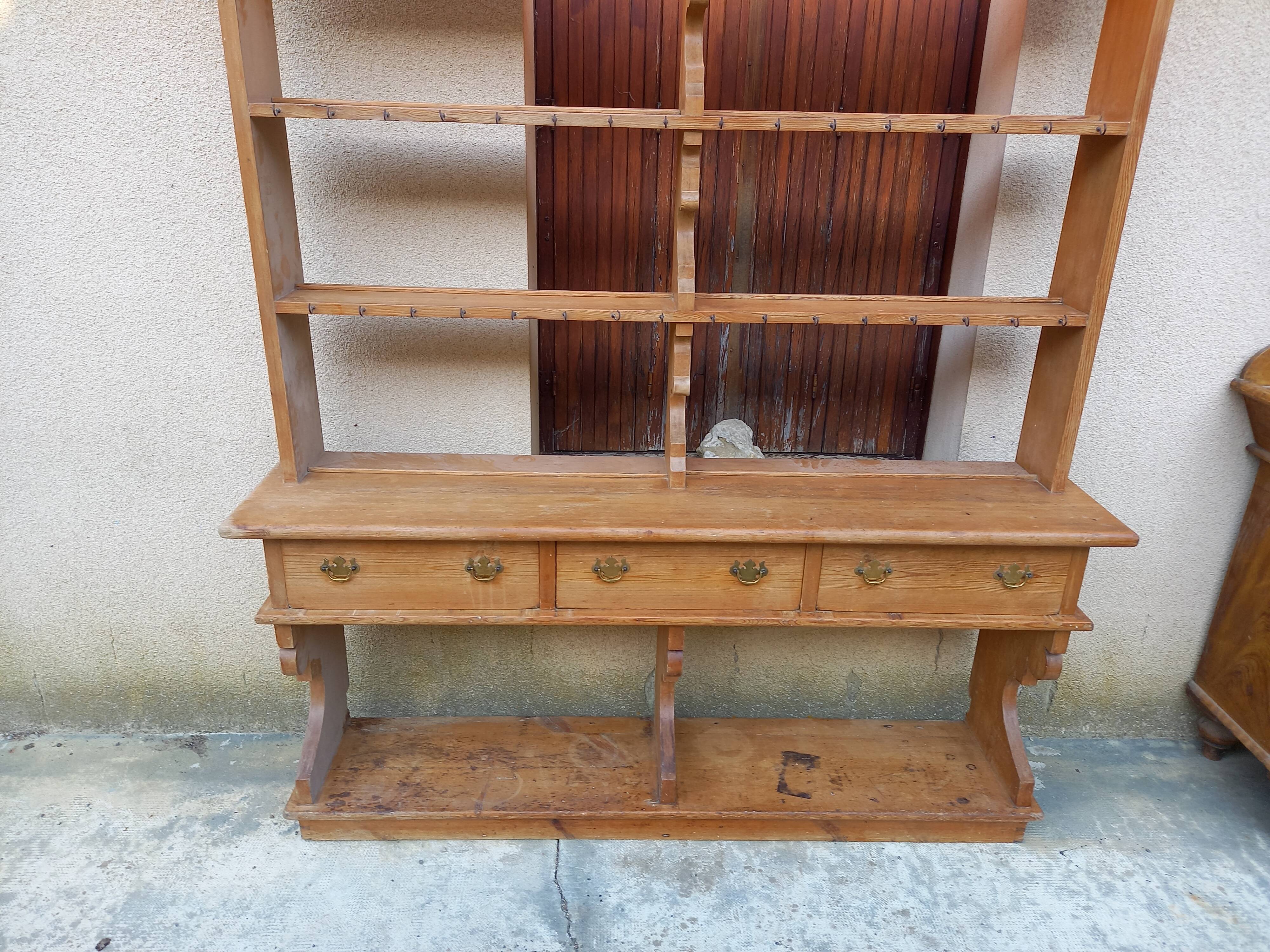 Wooden cupboard console