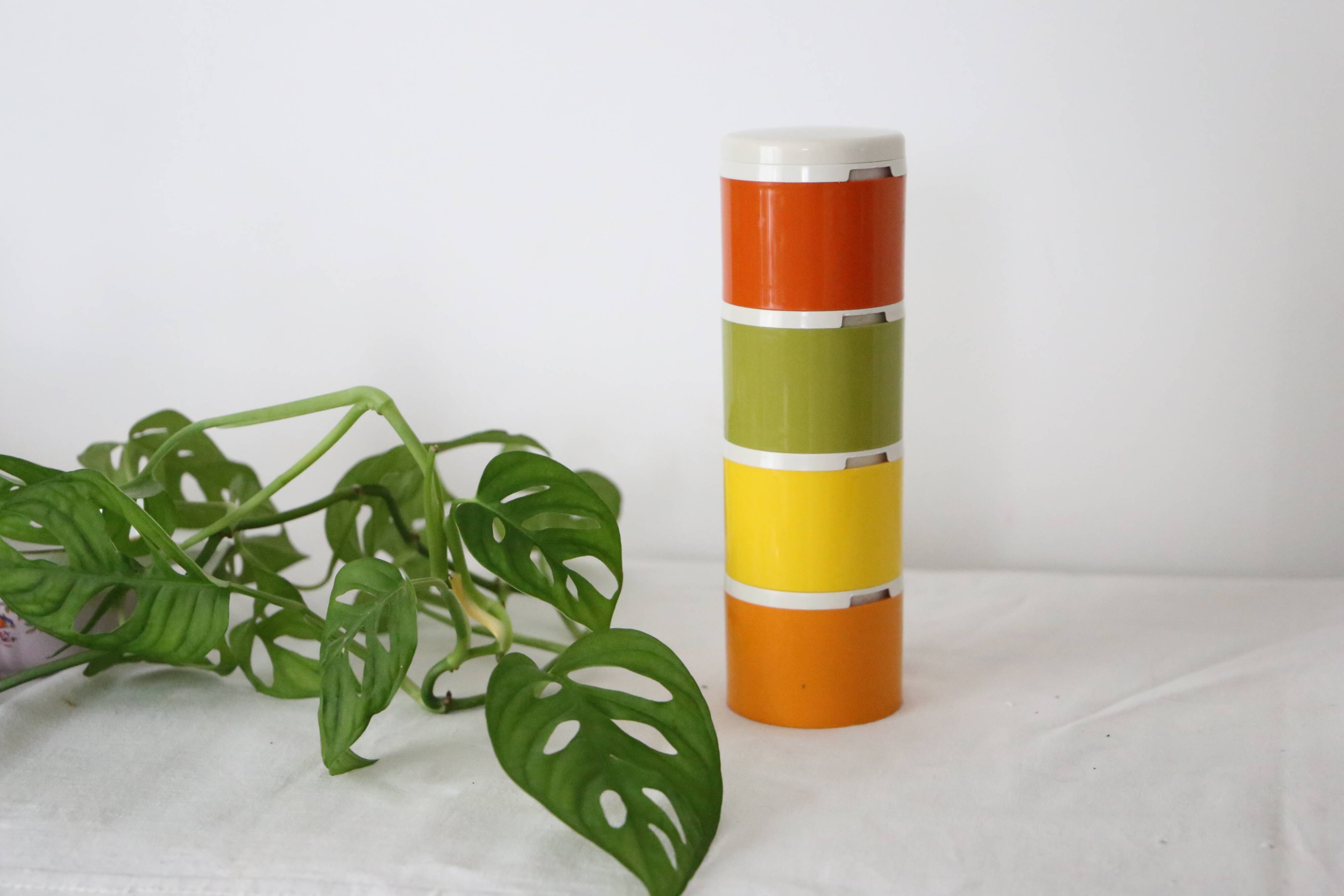 Set of salt and pepper, Tupperware, vintage