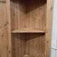 Armoire d'angle ancienne