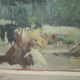 oil on canvas-Phare de douardenez by Marec
