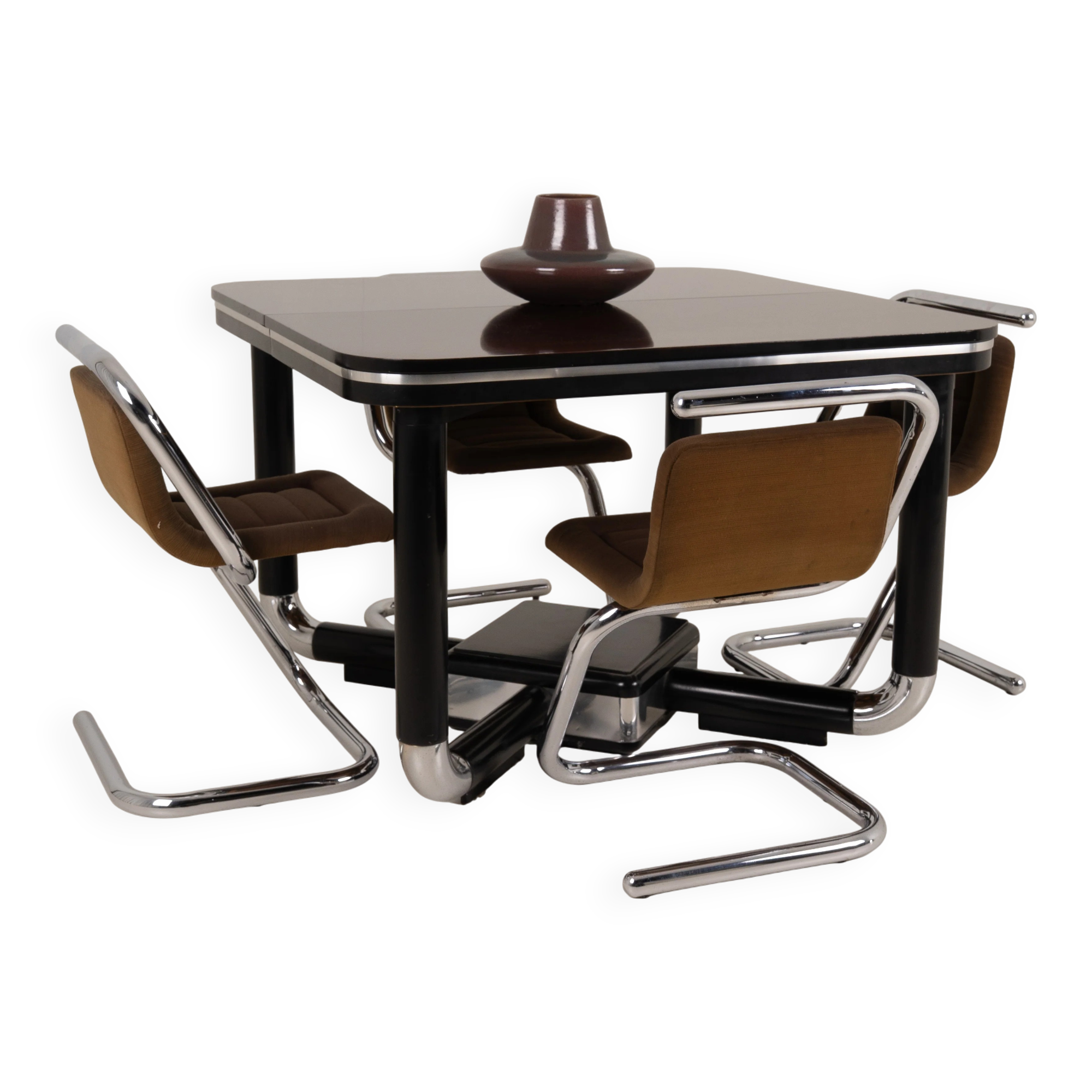 1980s ROBUST WOODEN TABLE