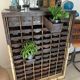 Industrial workshop furniture with metal drawers